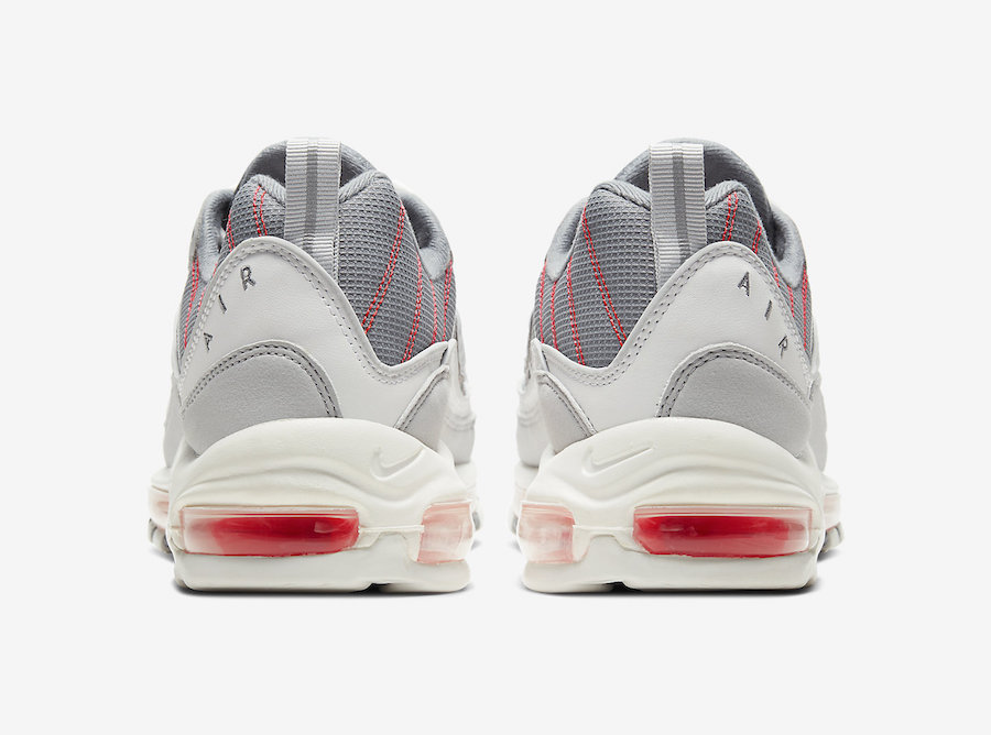 Nike Air Max 98 Grey Sail Habanero Red CJ0592-001 Release Date Info