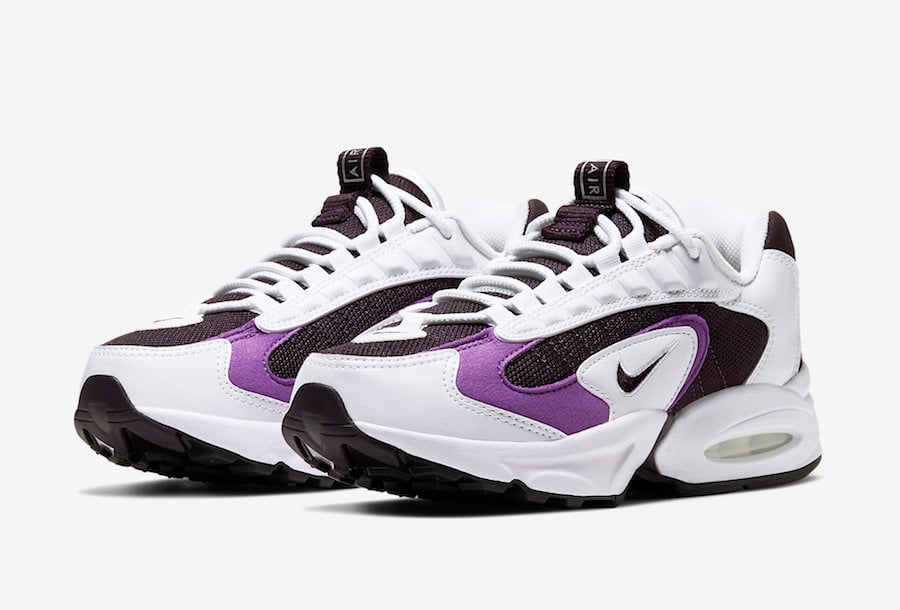 nike air max 9 purple and white