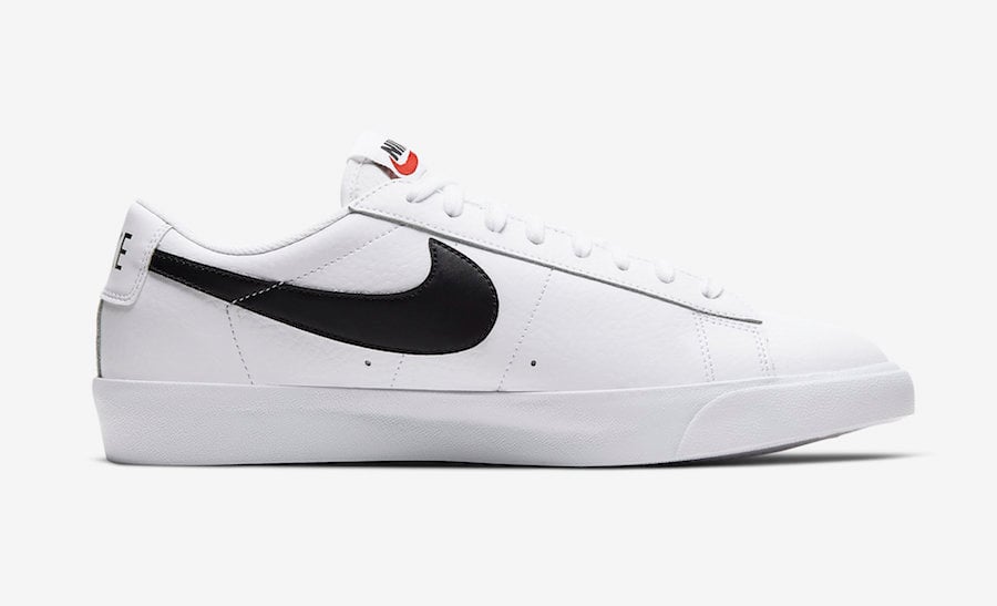 Nike Blazer Low Leather White Black CZ1089-100 Release Date Info