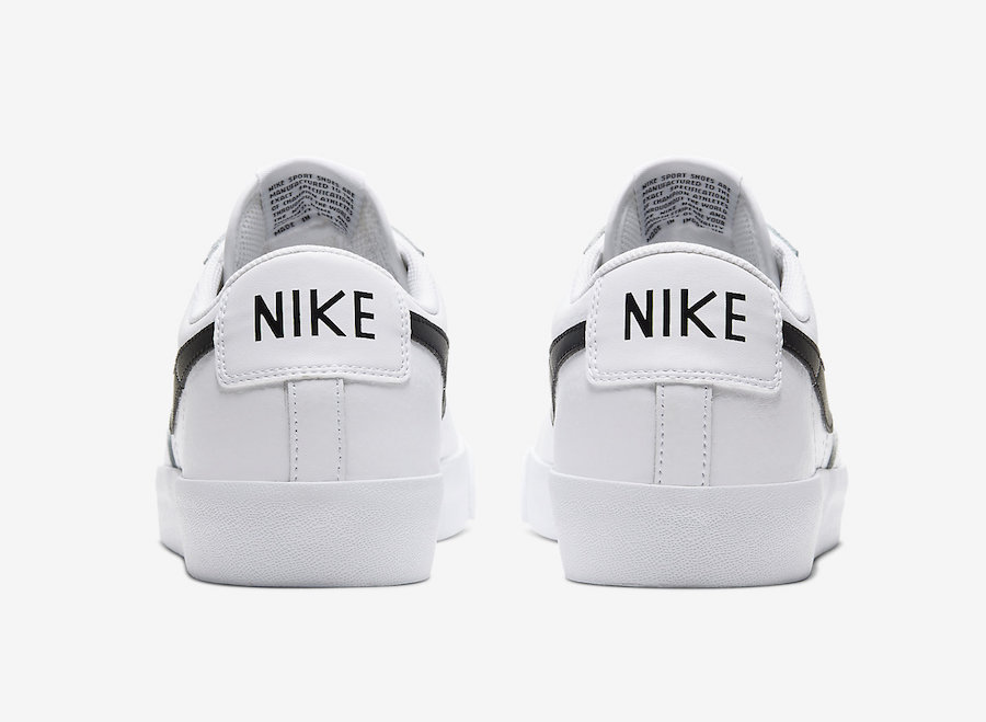 Nike Blazer Low Leather White Black CZ1089-100 Release Date Info ...