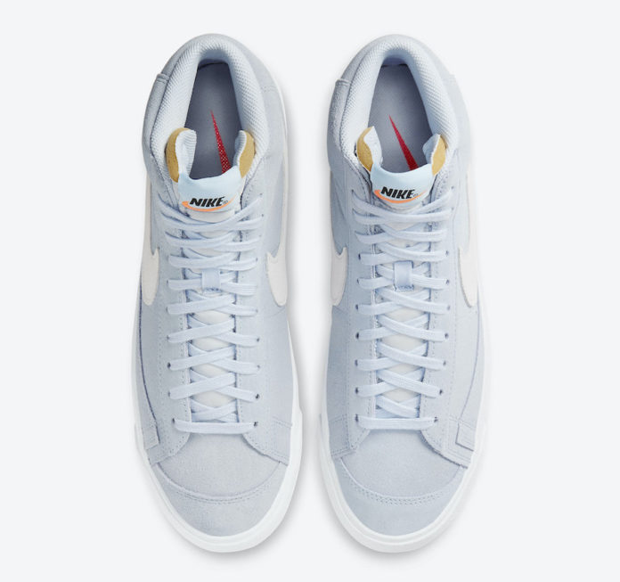 Nike Blazer Mid '77 Suede Hydrogen Blue/White - CI1172-401