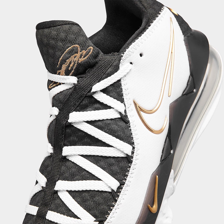 lebron 7 low white metallic gold
