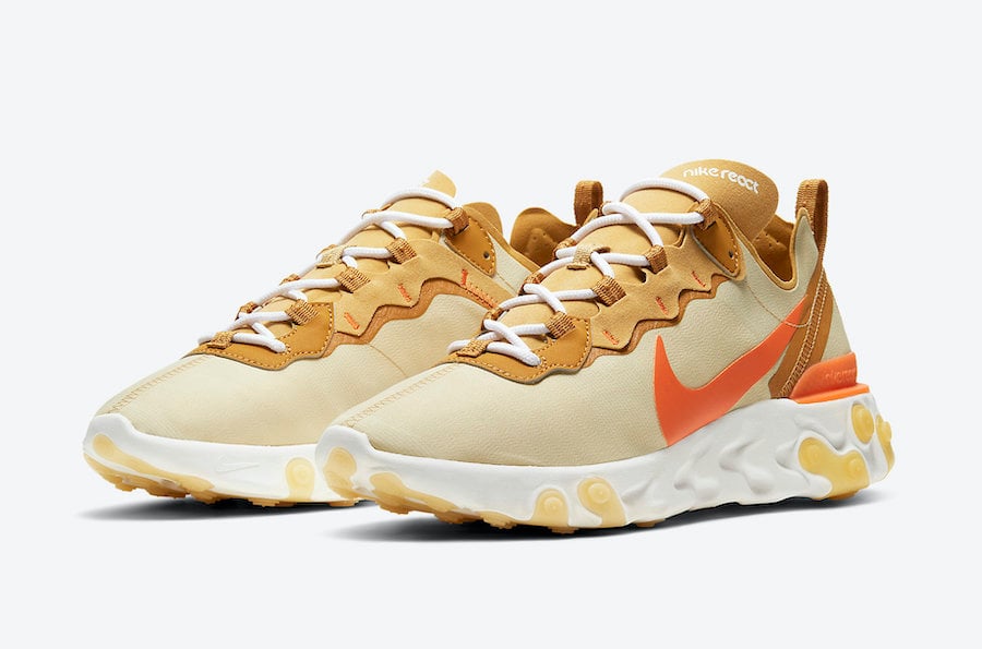 Nike React Element 55 ‘Team Gold’ Coming Soon