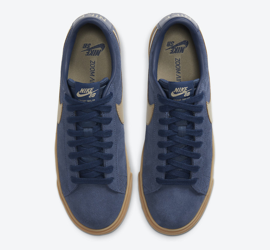 Nike SB Blazer Low GT Midnight Navy Gum 704939-403 Release Date Info