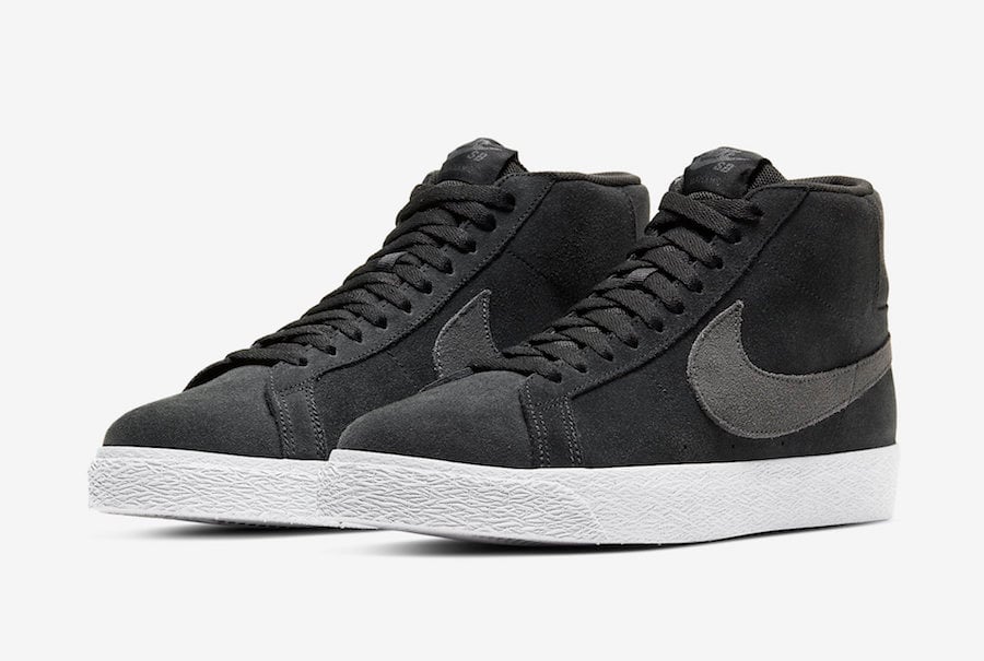 Nike SB Blazer Mid Black Grey 864349-006 Release Date Info Nike SB Blazer Mid Black Grey 864349-006 Release Date Info
