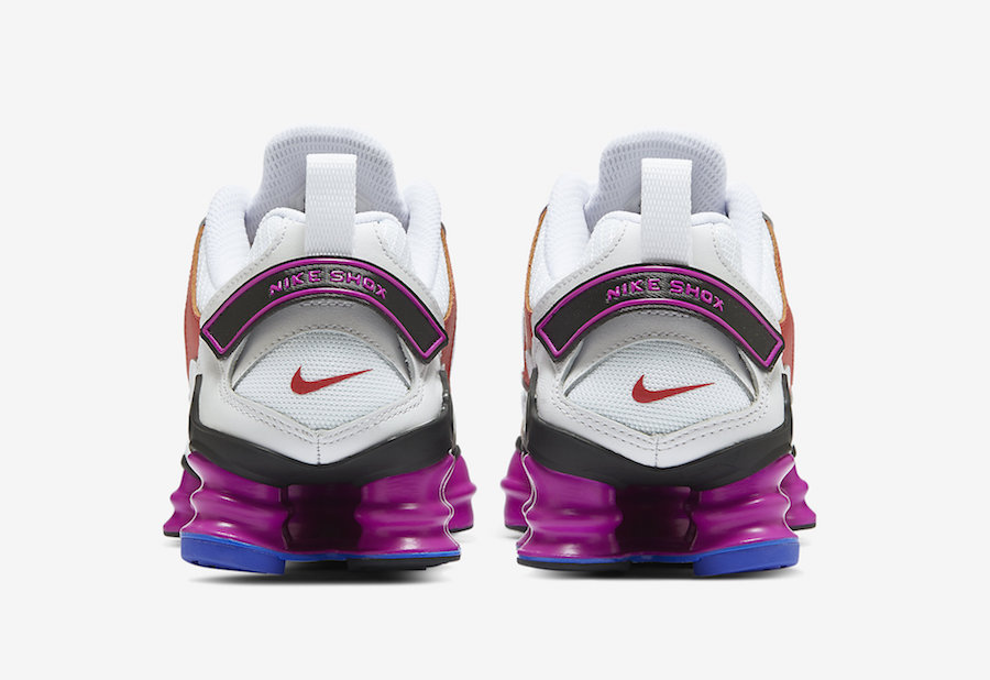 Nike Shox TL Nova White Hyper Violet Racer Blue AT8046-100 Release Date Info