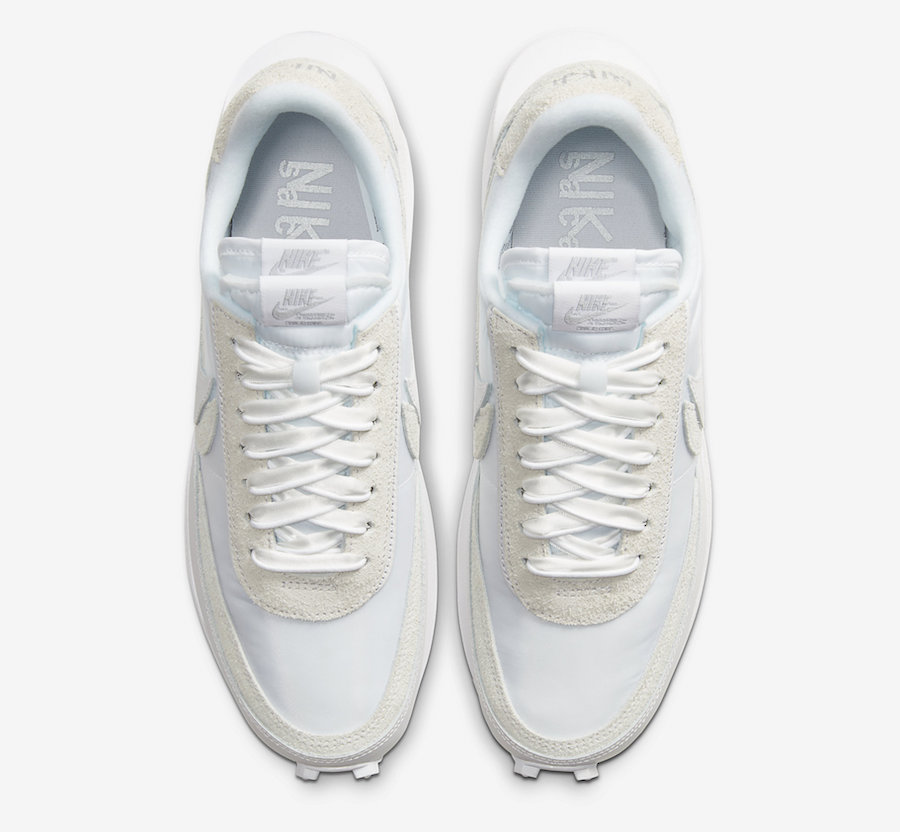 sacai Nike LDWaffle White Nylon BV0073-101 Release