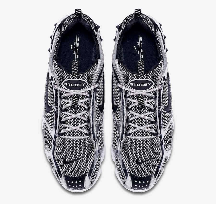Stussy Nike Air Zoom Spiridon Caged Pure Platinum CQ5486-200 Release Date