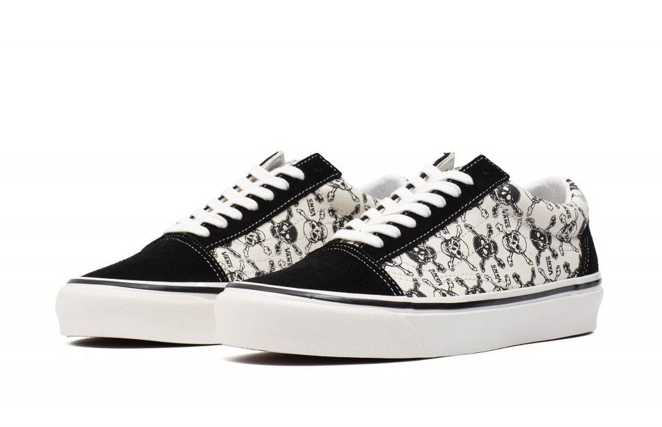 This Vans Anaheim Factory Old Skool 36 DX Features Skulls