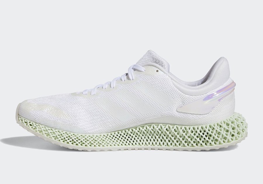 adidas 4D Run 1.0 White Iridescent FW1229 Release Date Info