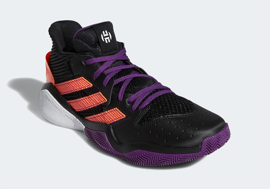 adidas Harden Stepback Black Purple Coral EF9889 Release Date Info