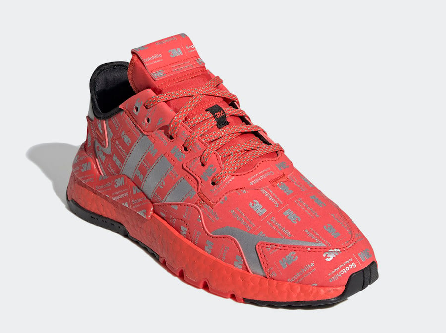 adidas Nite Jogger Reflective Red FV3621 Release Date Info