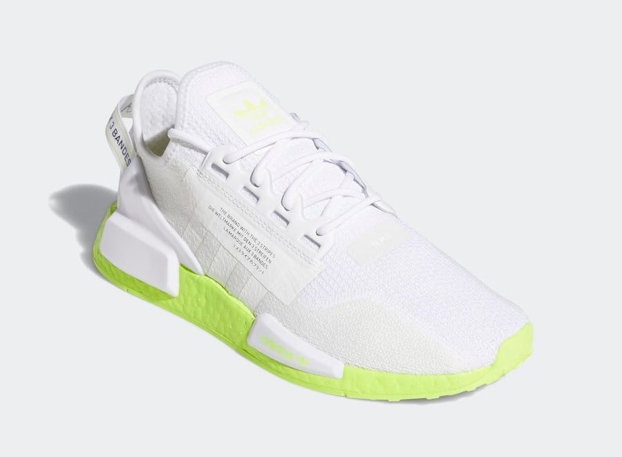 adidas NMD R1 V2 White Volt Boost FX3903 Release Date Info