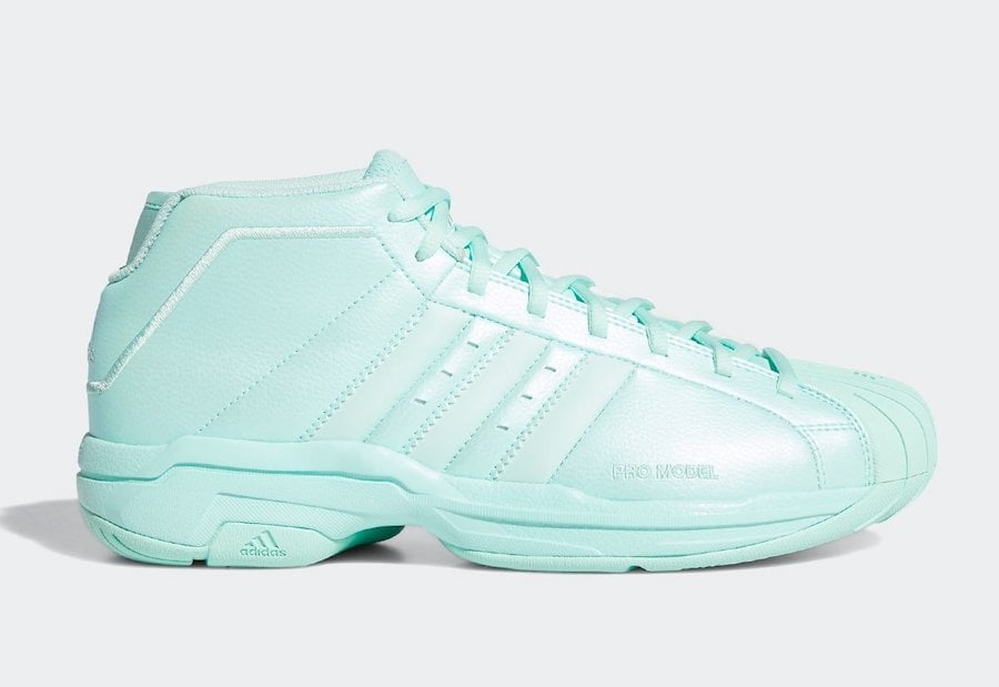 adidas Pro Model 2G Easter Clear Mint EH1952 Release Date Info adidas Pro Model 2G Easter Clear Mint EH1952 Release Date Info