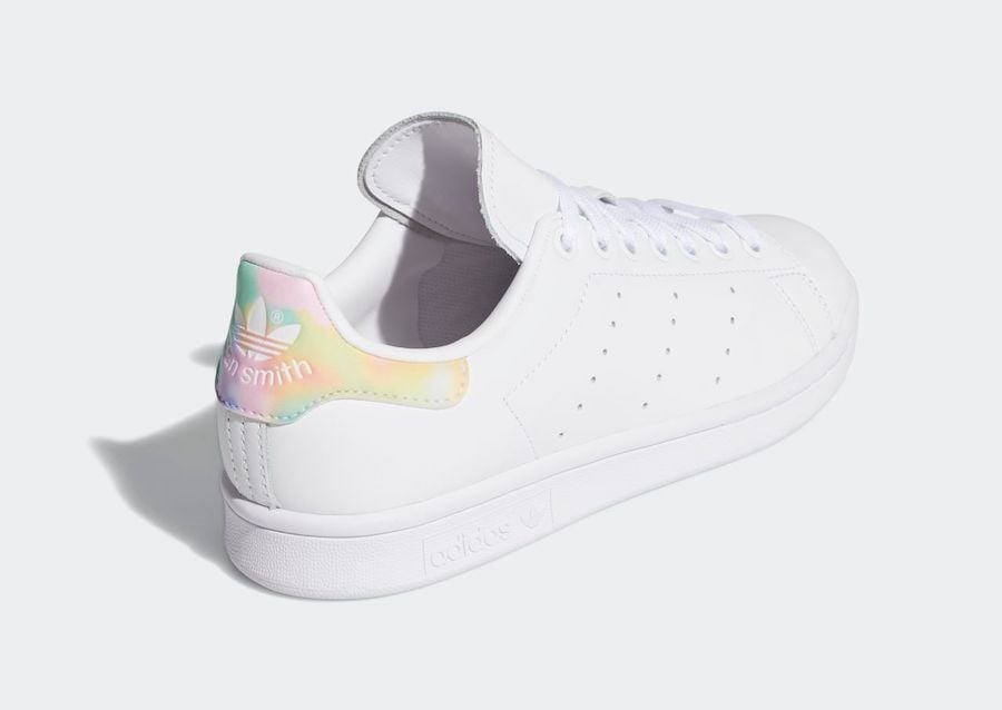adidas Stan Smith in White with Tie-Dye Accents