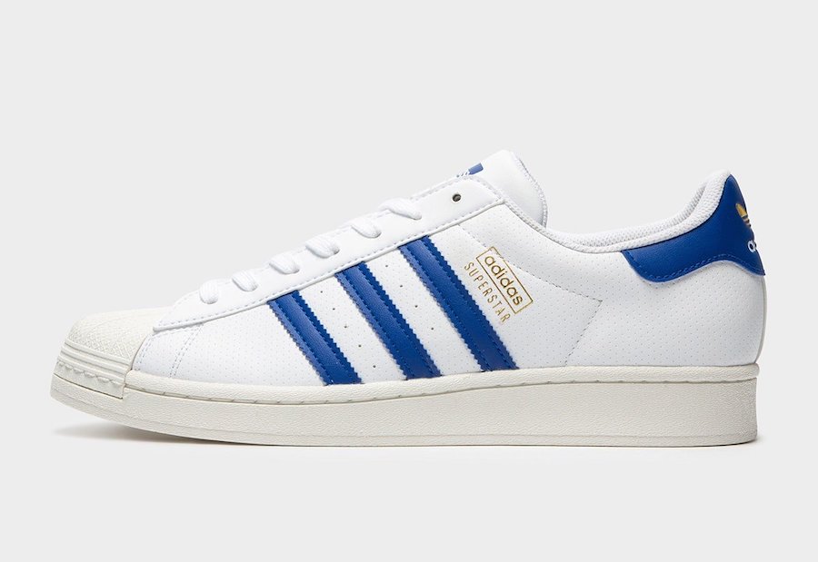 adidas Superstar Perforated White Blue FX2724 Release Date Info