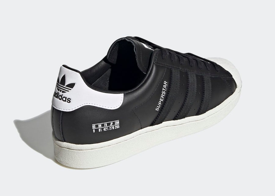 adidas Superstar Size Tag Black FV2809 Release Date Info