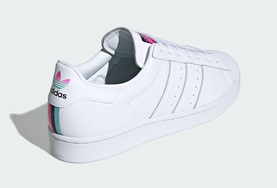 This adidas Superstar Features South Beach Vibes