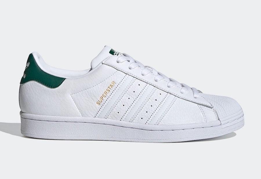 adidas Superstar White Collegiate Green FX4279 Release Date Info