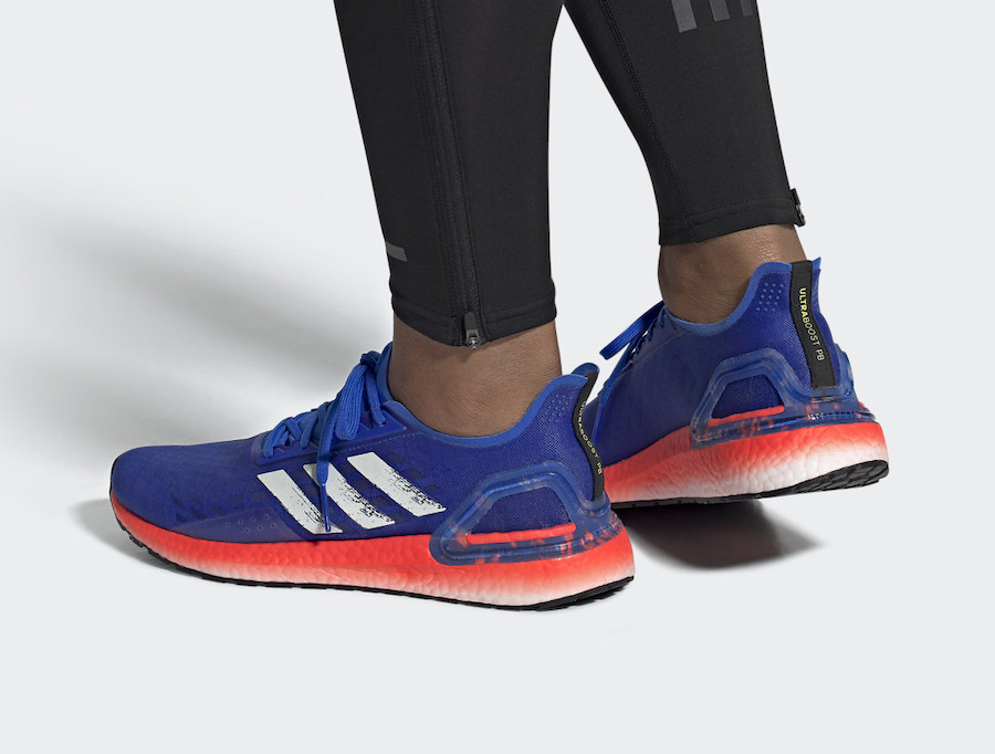 adidas Ultra Boost PB Glory Blue Solar Red EF0893 Release Date Info