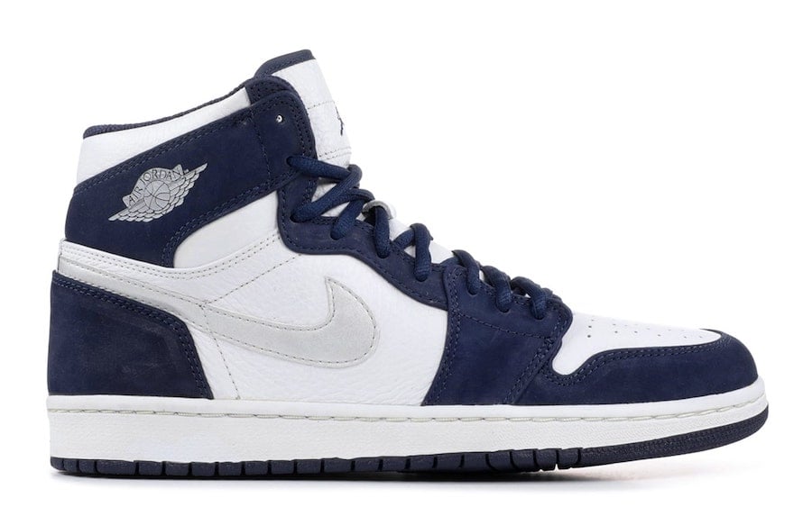 Air Jordan 1 Japan White Midnight Navy Metallic Silver DC1788-100 Release Date Info