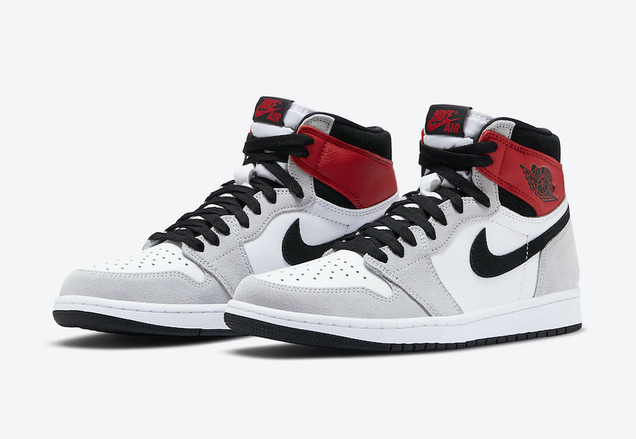 Air Jordan 1 Light Smoke Grey 555088-126 Price Release Date