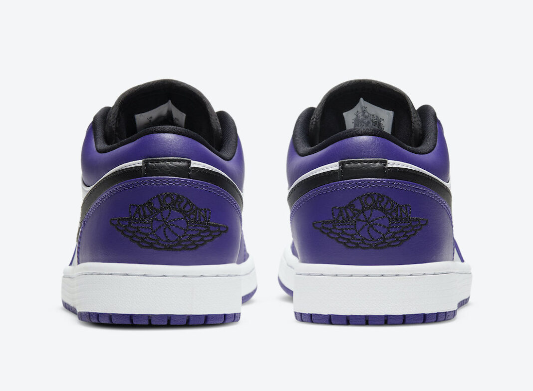 Air Jordan 1 Low Court Purple White 553558-500 Release Date Info | SneakerFiles