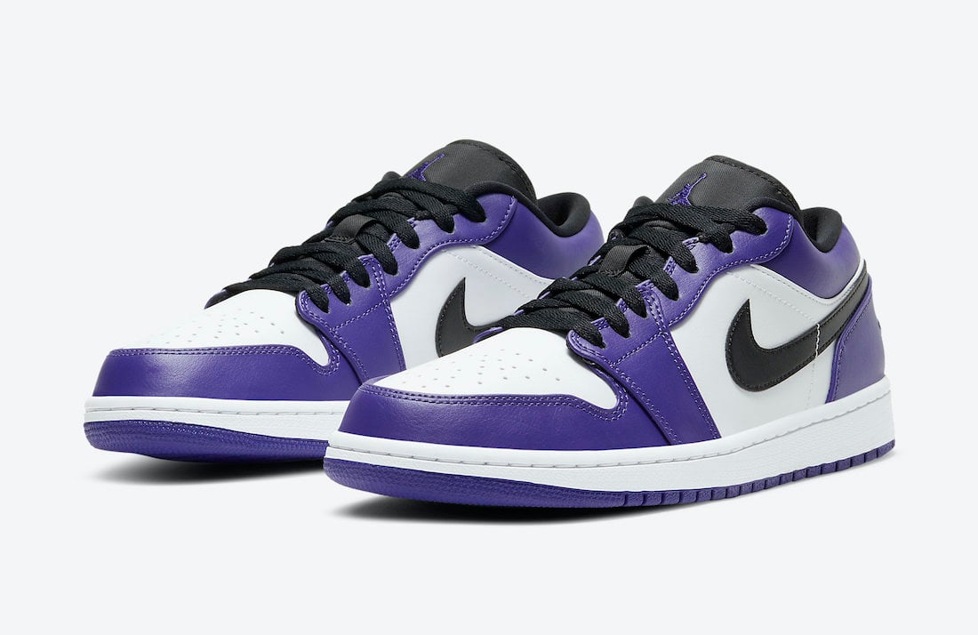 air jordan 1 purple court low