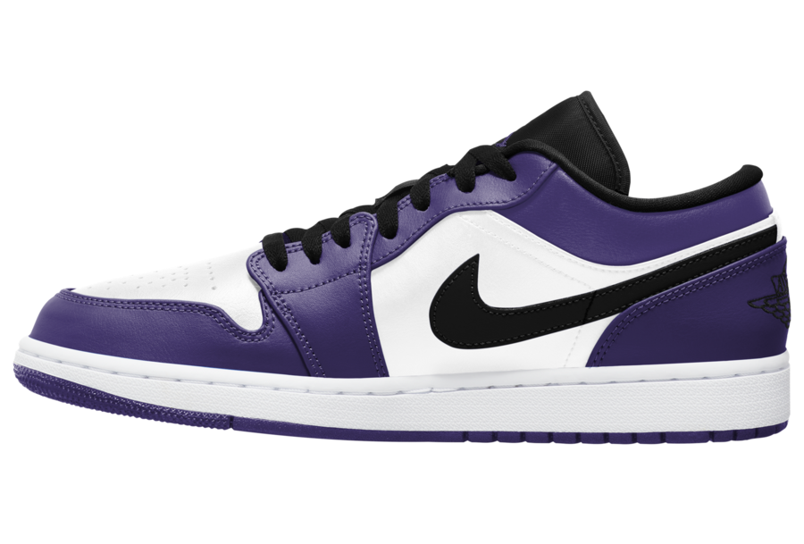 Air Jordan 1 Low Court Purple White 553558-500 Release Date Info