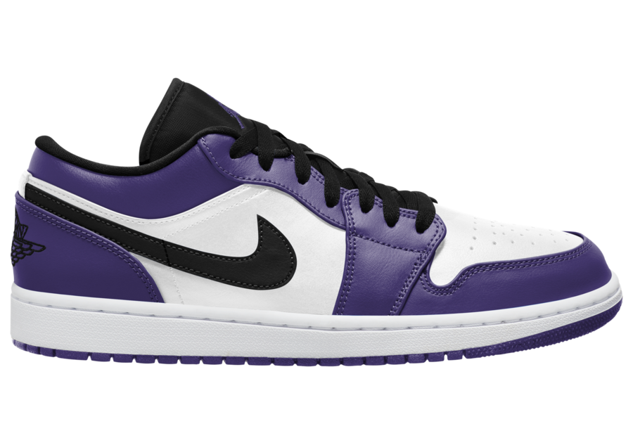 Air Jordan 1 Low Court Purple White 553558-500 Release Date Info