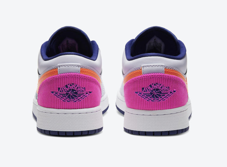 Air Jordan 1 Low GS Barely Grape Fire Pink Regency Purple Hyper Crimson 554723-502 Release Date 