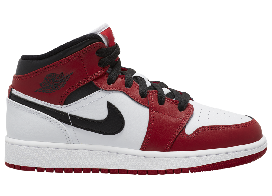 aj1 mid white red