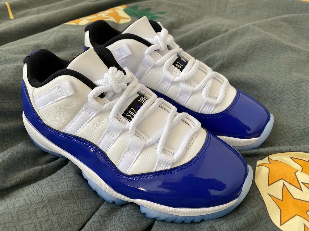 jordan 11 low concord women's