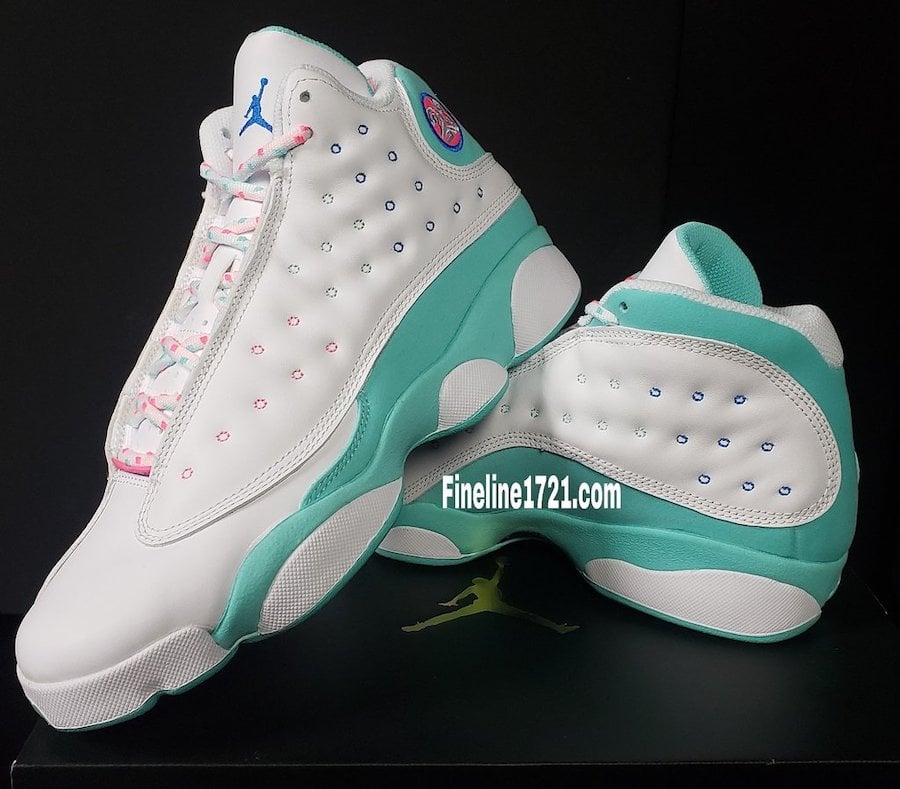 air jordan 13 gs aurora green pre order