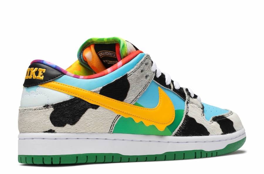 Ben and Jerrys Nike SB Dunk Low CU3244-100 Release Info