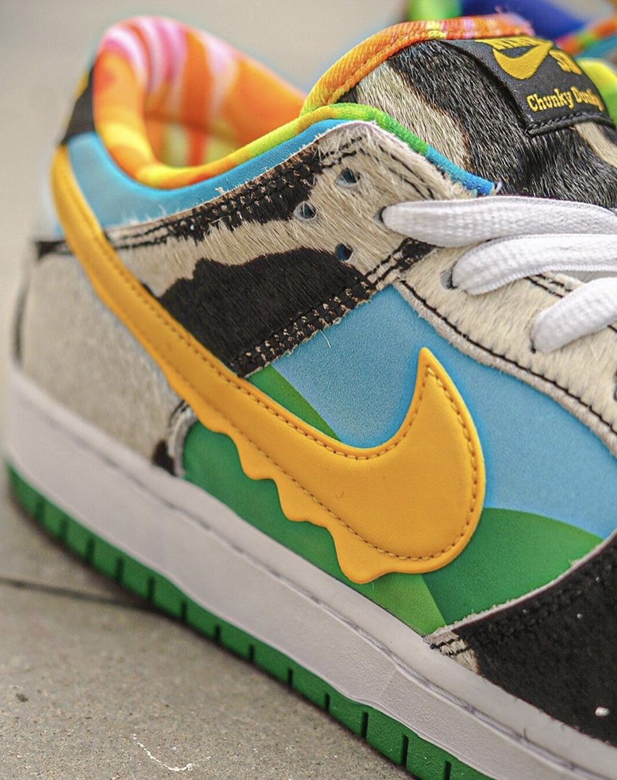 Ben and Jerrys Nike SB Dunk Low Chunky Dunky CU3244-100 Release Info