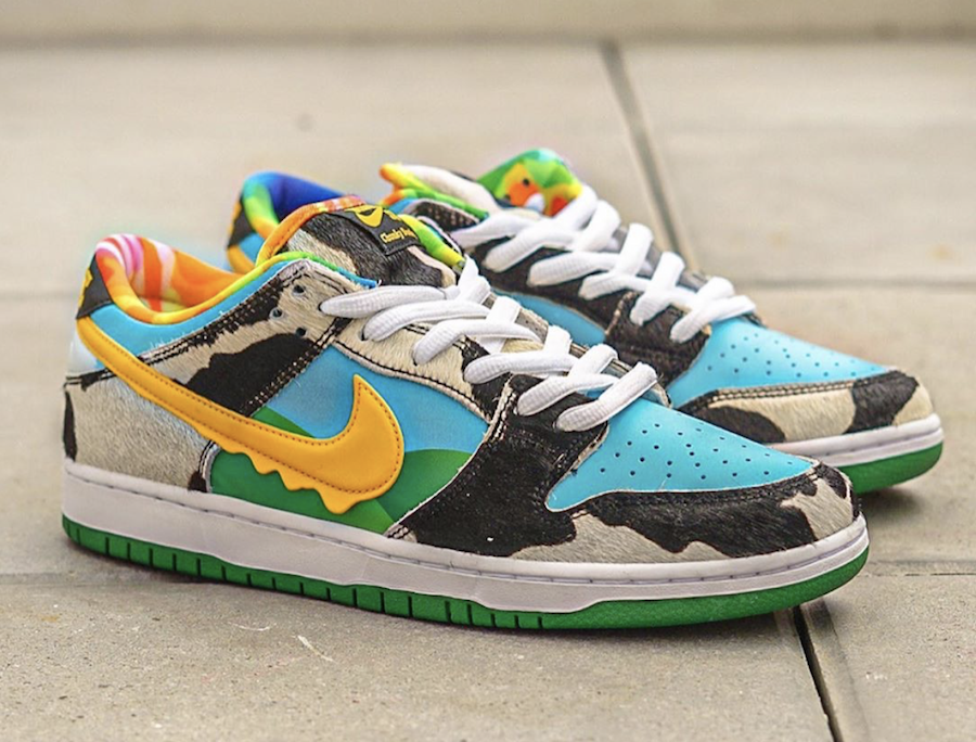 Ben and Jerrys Nike SB Dunk Low Chunky Dunky CU3244-100 Release Info