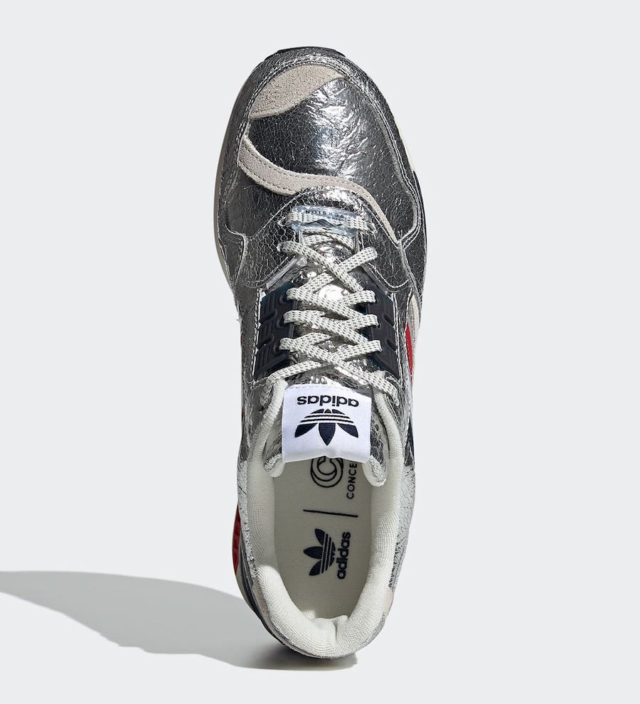 Concepts adidas ZX 9000 Silver Metallic Concepts x adidas ZX 9000 Silver Metallic FX9966 Release Date Info