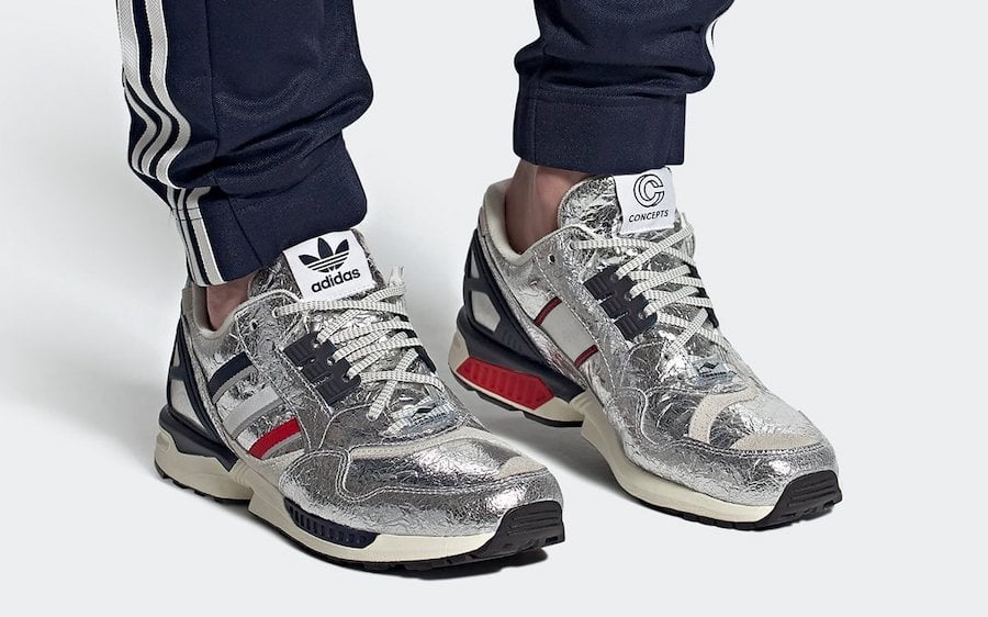 Concepts adidas ZX 9000 Silver Metallic Release Date Info