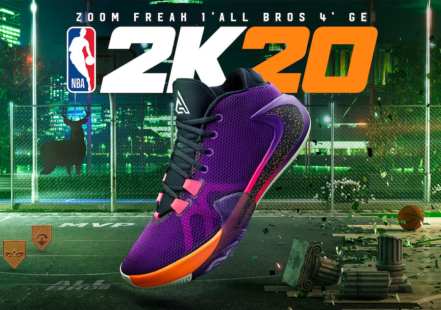 nba 2k20 nike shoes list