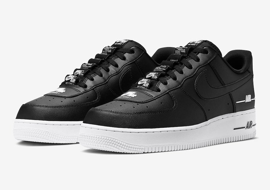 black low air force ones