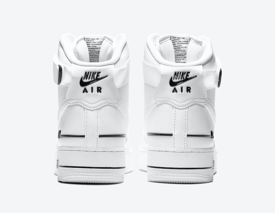 Nike Air Force 1 High White Black CJ1385-100 Release Date Info