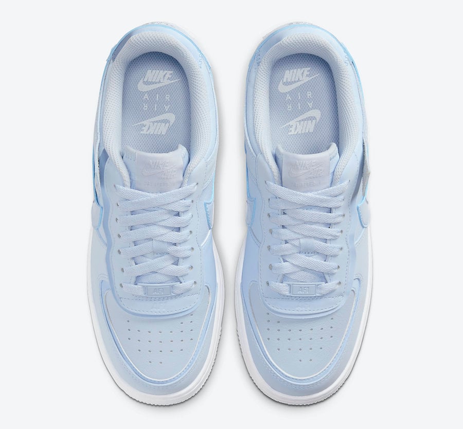 Nike Air Force 1 Shadow Hydrogen Blue CV3020-400 Release Date Info