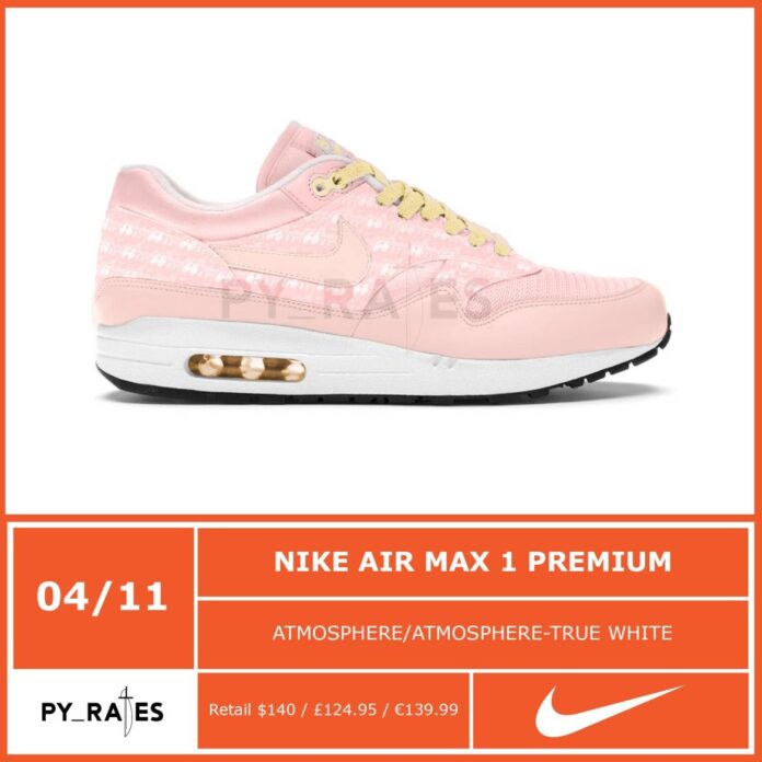 Nike Air Max 1 Powerwall Pink Lemonade CJ0609-600 Release Date Info | SneakerFiles