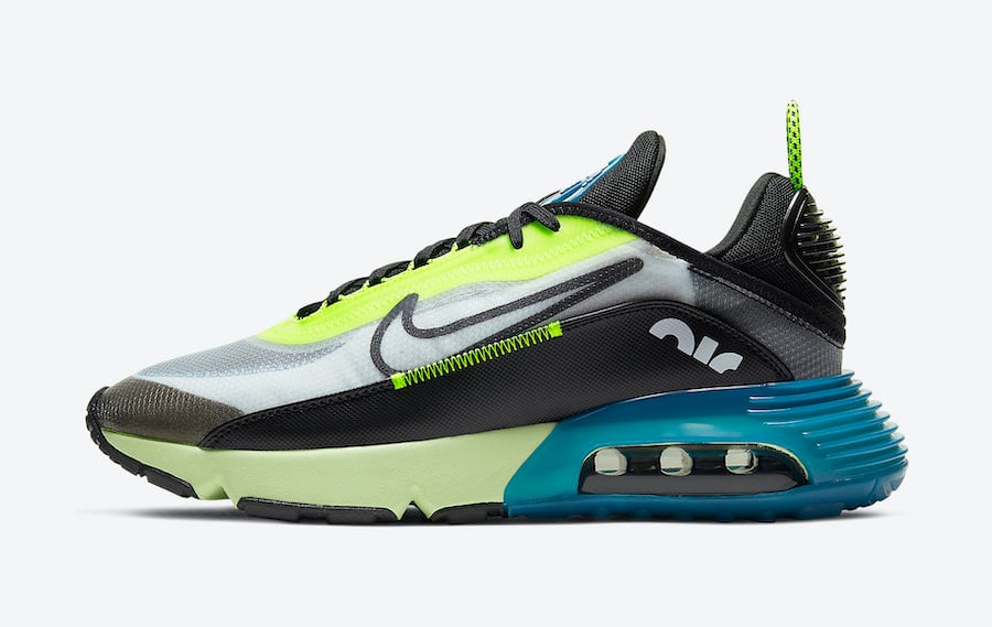 Nike Air Max 2090 Black Volt Blue Force BV9977-101 Release Date Info