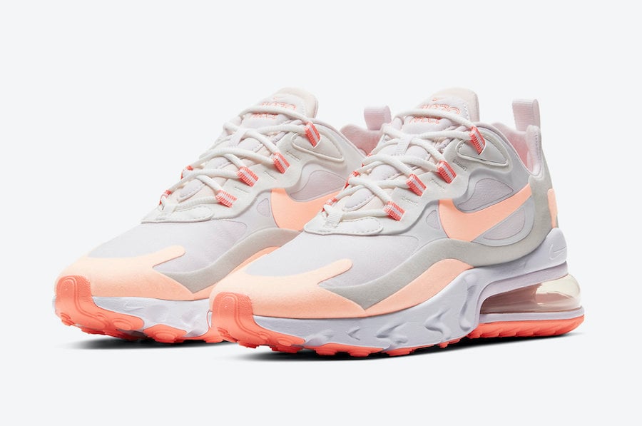 Nike Air Max 270 React Crimson Tint CJ0619-103 Release Date Info