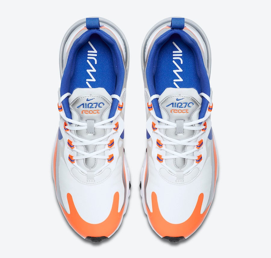 Nike Air Max 270 React Knicks CW3094-100 Release Date Info