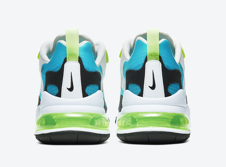 Nike Air Max 270 React Oracle Aqua CT1265-300 Release Date Info