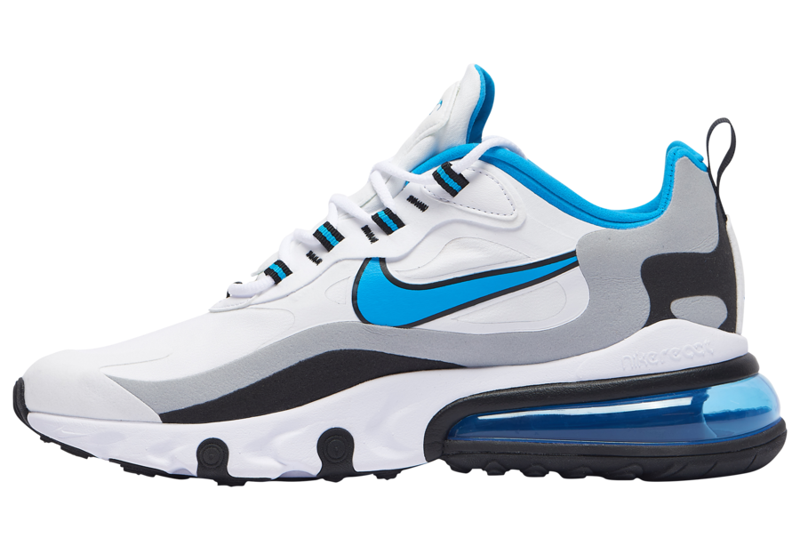 Nike Air Max 270 React with Light Blue 