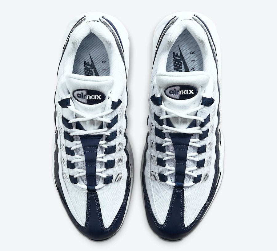 Nike Air Max 95 Essential White Midnight Navy CI3705-400 Release Date Info